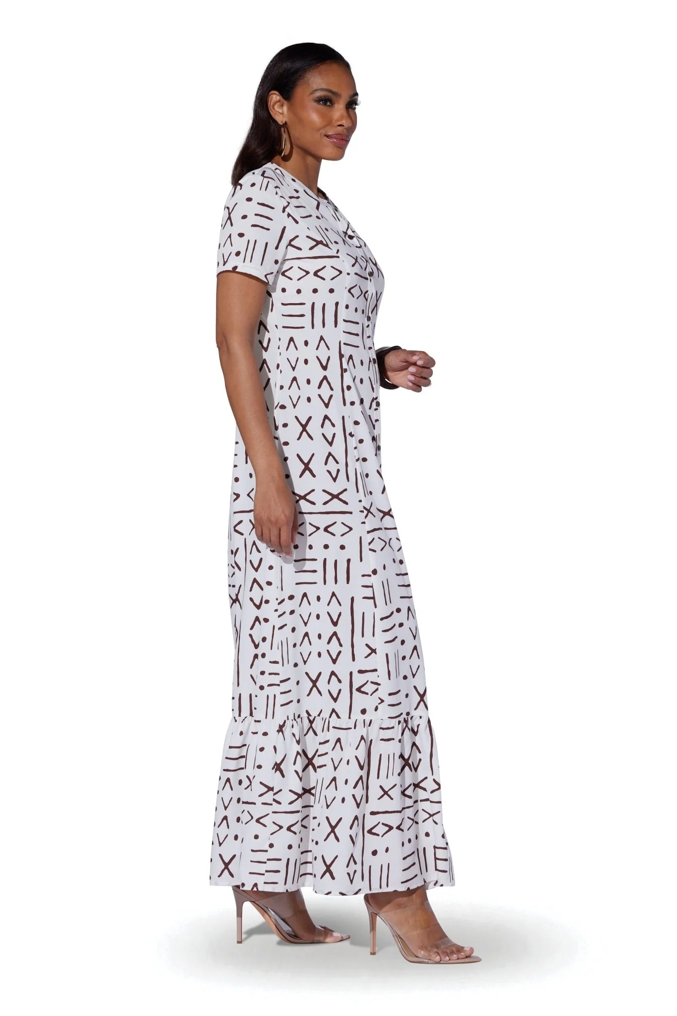 Batik Maxi Shirtdress by Studio EY - Image 3