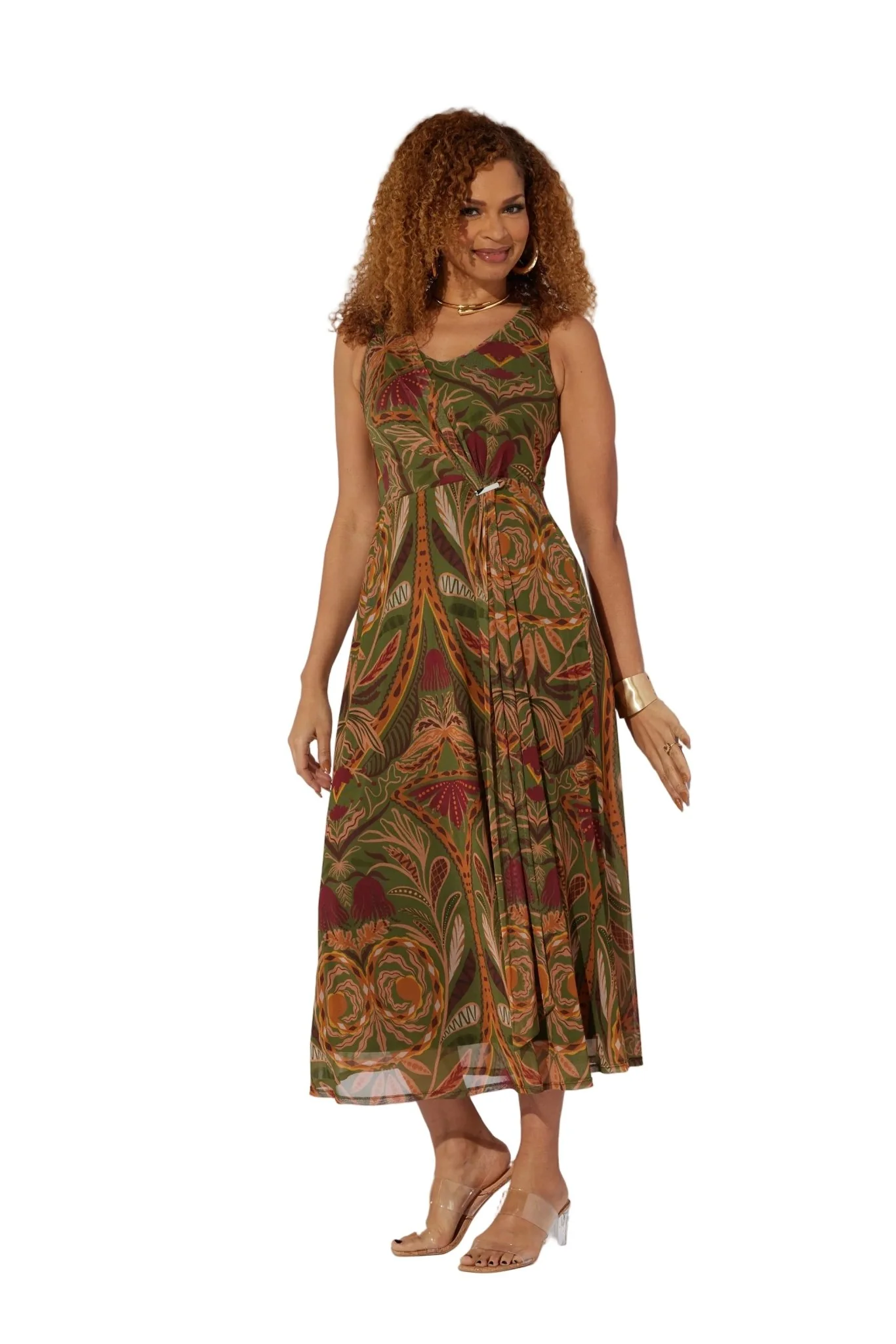 Boho Draped Maxi Dress by Studio EY - Image 2