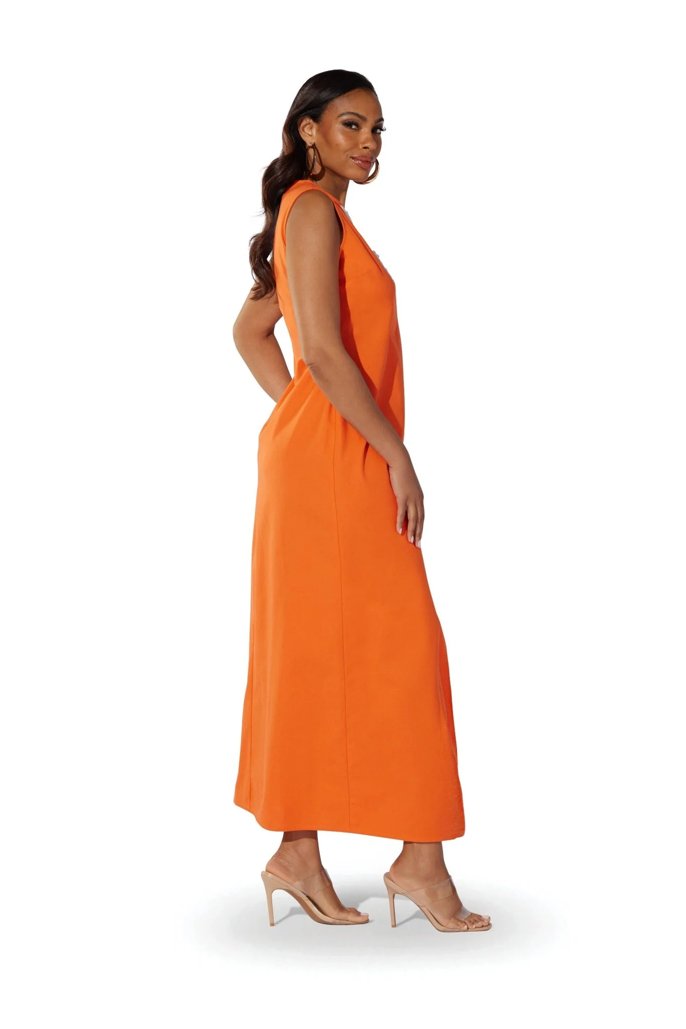 Embroidered Flowers Maxi Dress by Studio EY - Image 5
