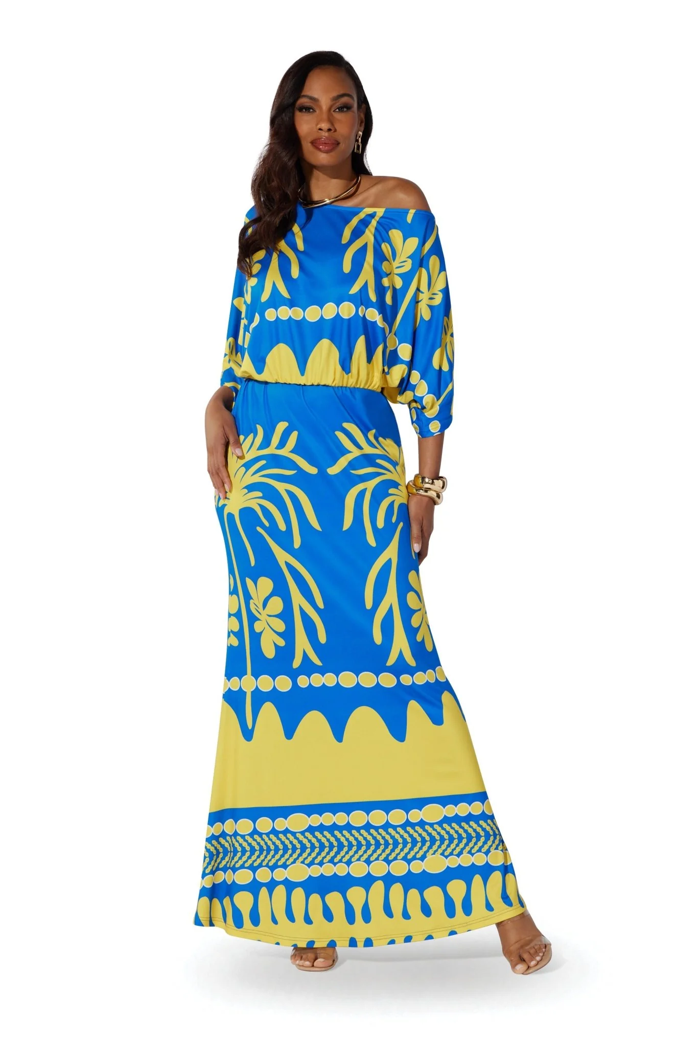 Island Off-Shoulder Maxi Skirtset by Studio EY - Image 2