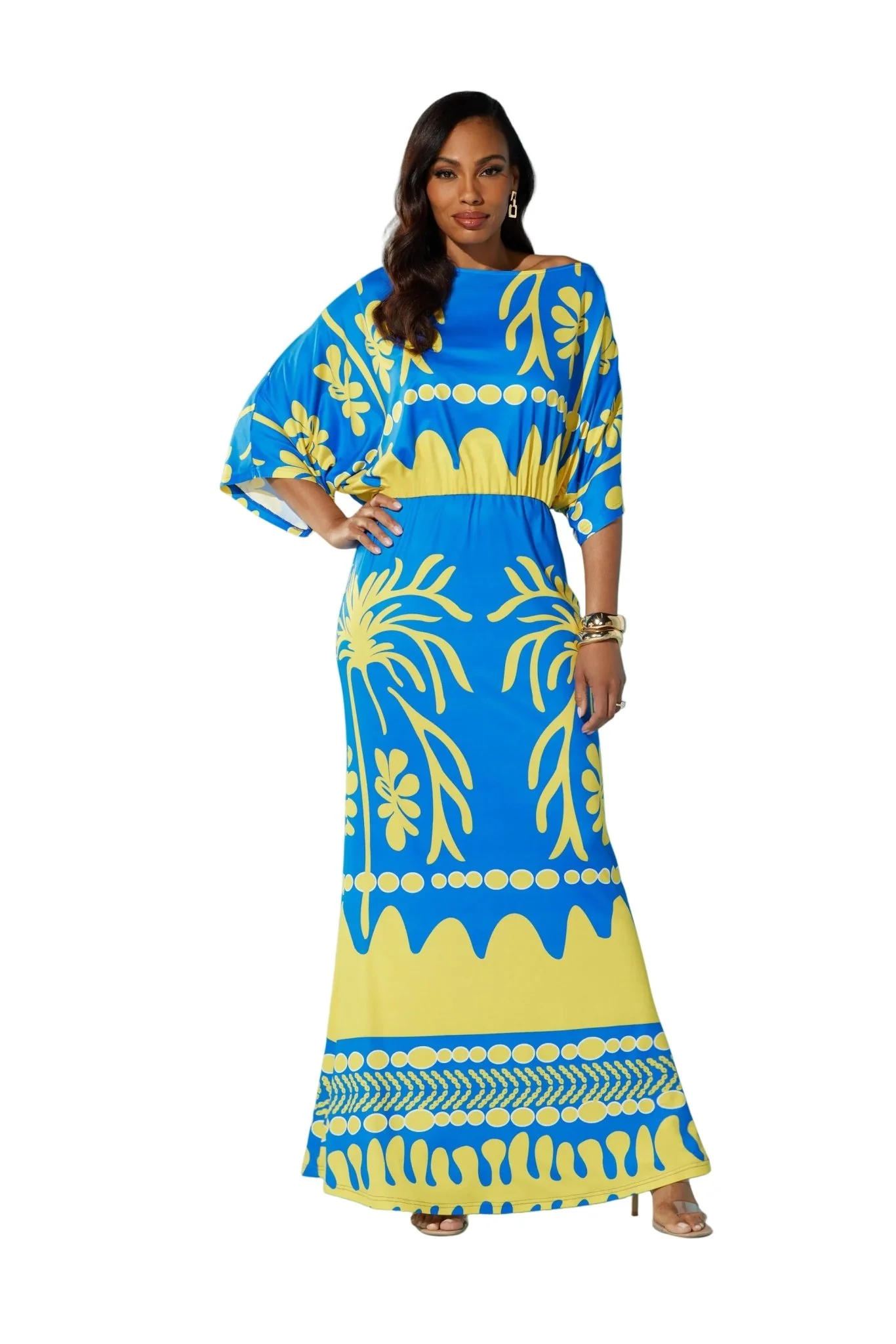 Island Off-Shoulder Maxi Skirtset by Studio EY - Image 3