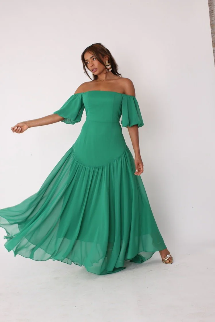 Sunset Dream Off-Shoulder Maxi Dress - 82315 - Image 8