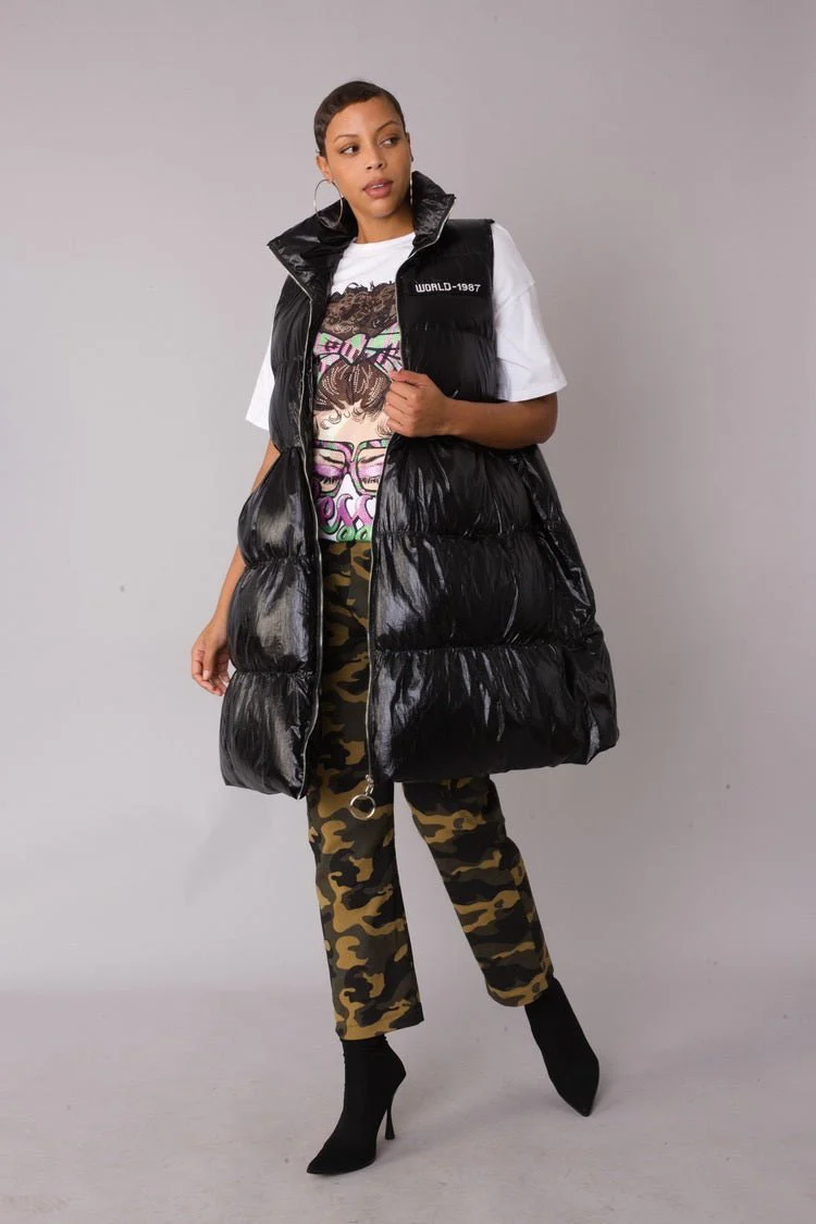 Tiered Puffer Vest - 81585 - Image 11