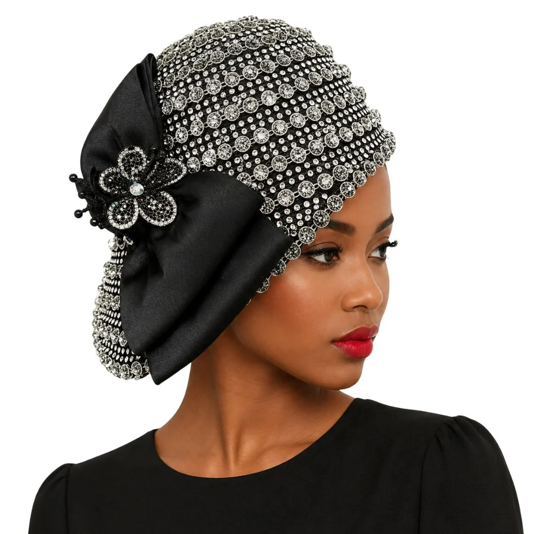 Deco Doll Crystal Cloche Church Hat - Whittall & Shon