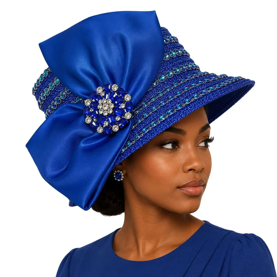 Faberge Crystal Jewel Bucket Church Hat - Whittall & Shon - Image 2