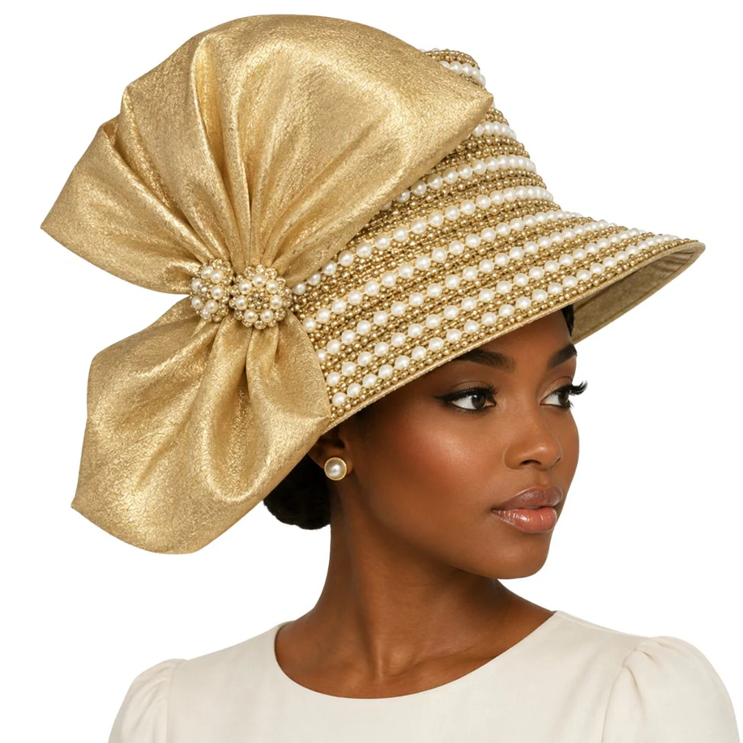 Faberge Crystal Jewel Bucket Church Hat - Whittall & Shon - Image 6