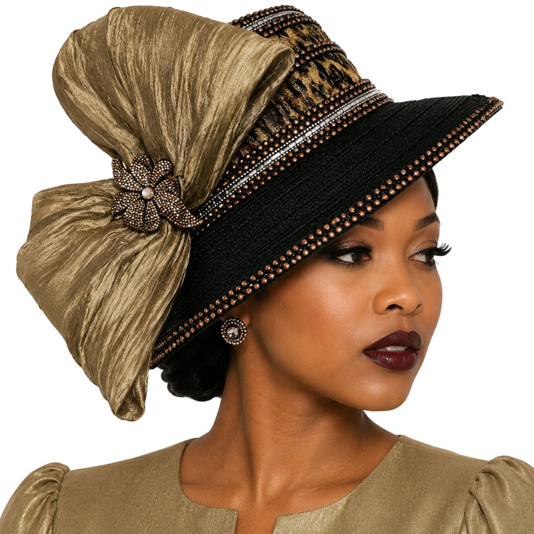 Jordan Animal Print Bucket Church Hat - Whittall & Shon