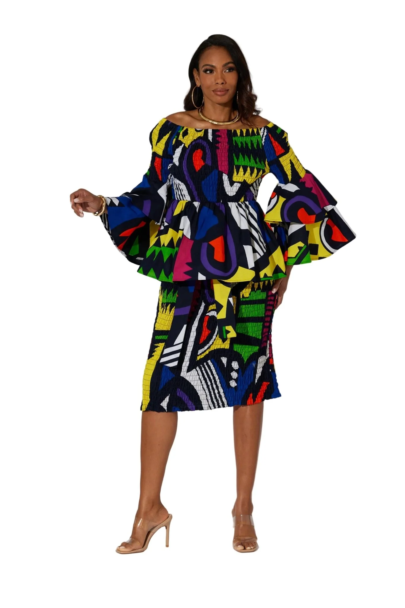 Winona Print Skirtset by Studio EY - Image 2